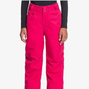 Roxy Youth Backyard Snow Pants Sz 8 (small)